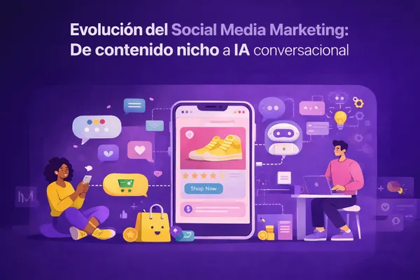 Evolución del Social Media Marketing: de contenido nicho a IA conversacional