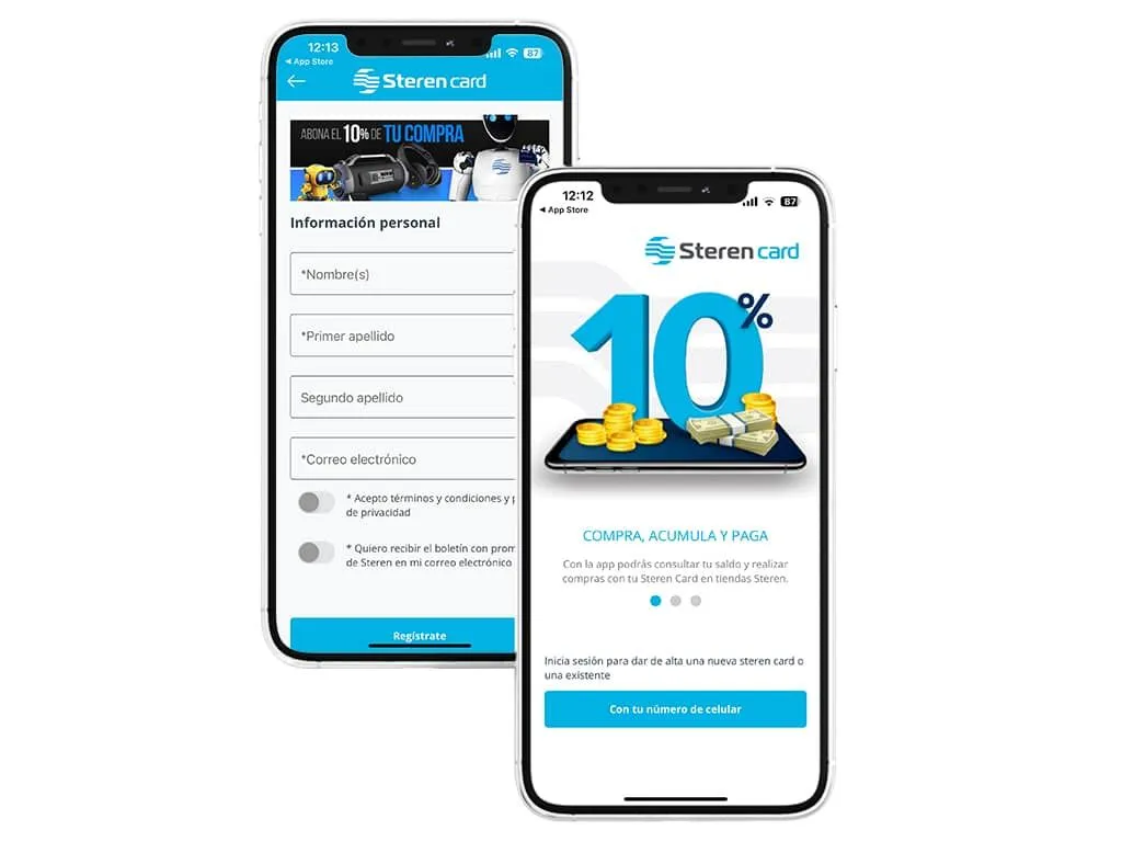 Steren Card App | iOS | Android
