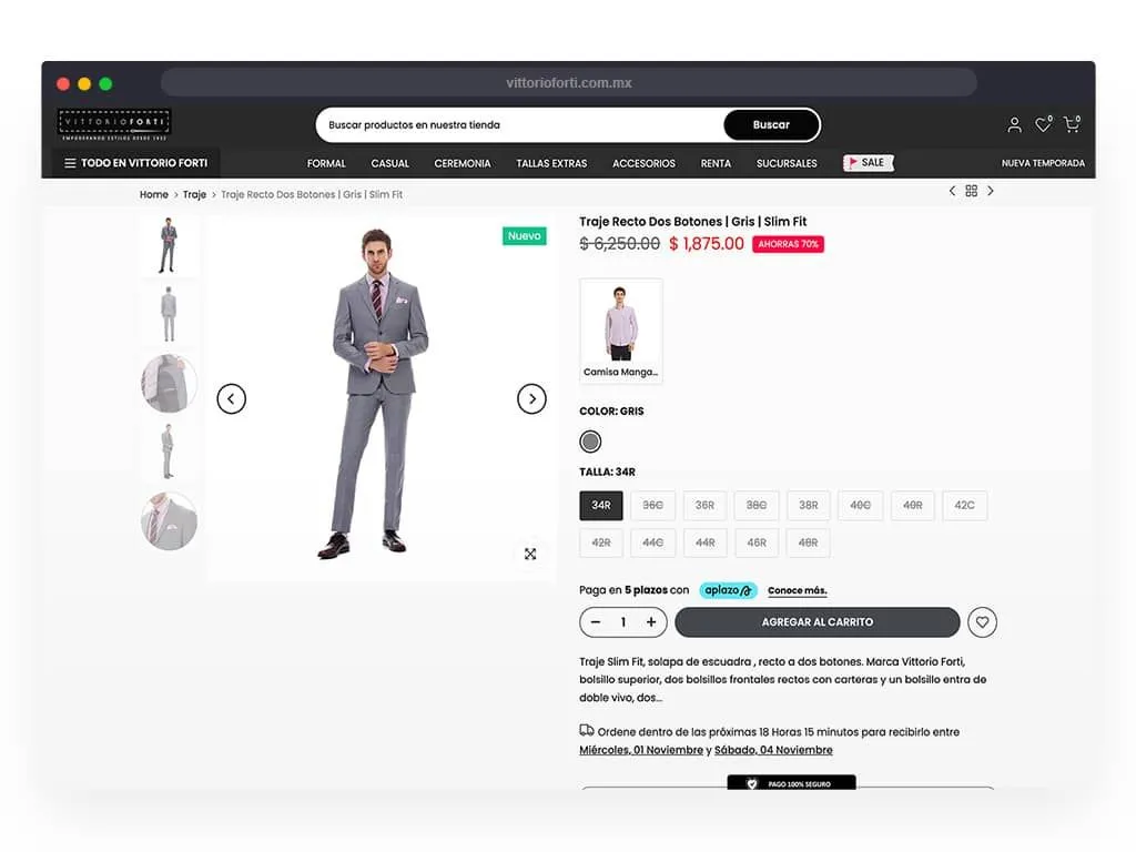eCommerce Vittorio Forti