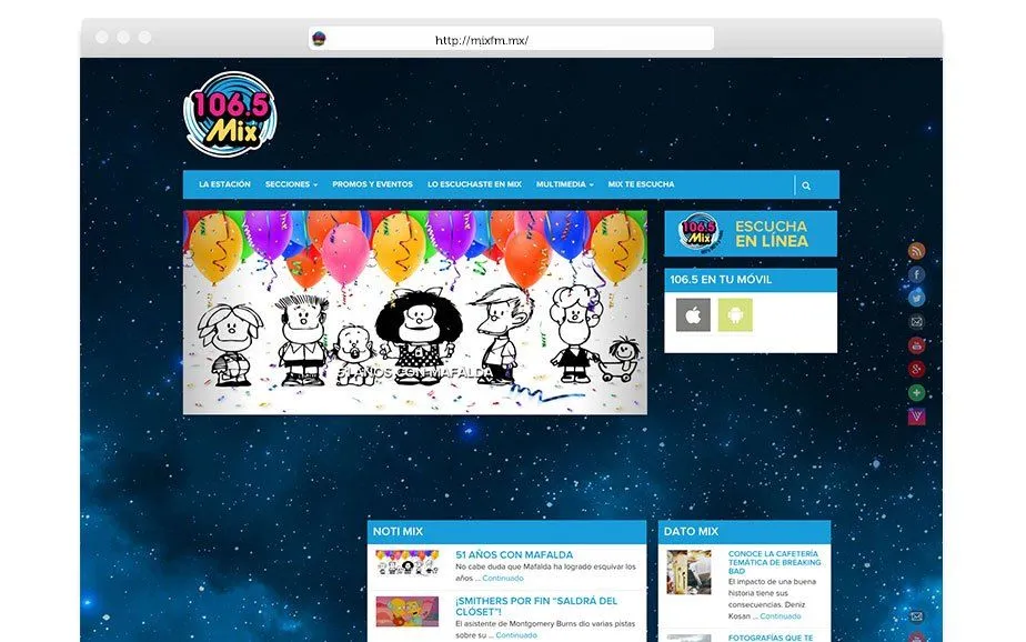 Web Radio Player & Stream | Sitio web