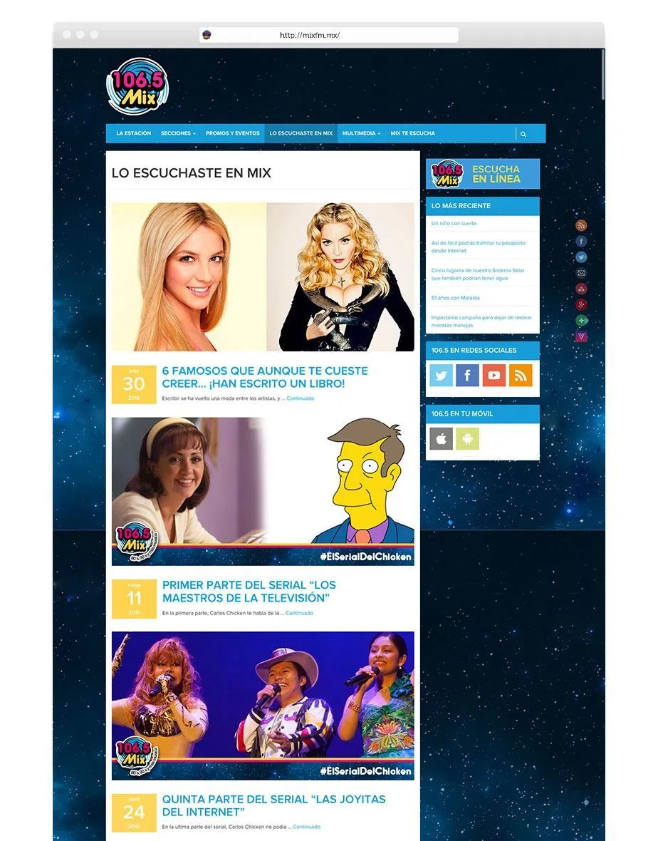 Web Radio Player & Stream | Sitio web