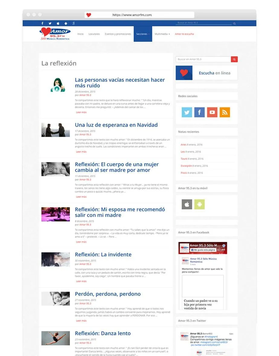 Web Radio Player & Stream | Sitio web