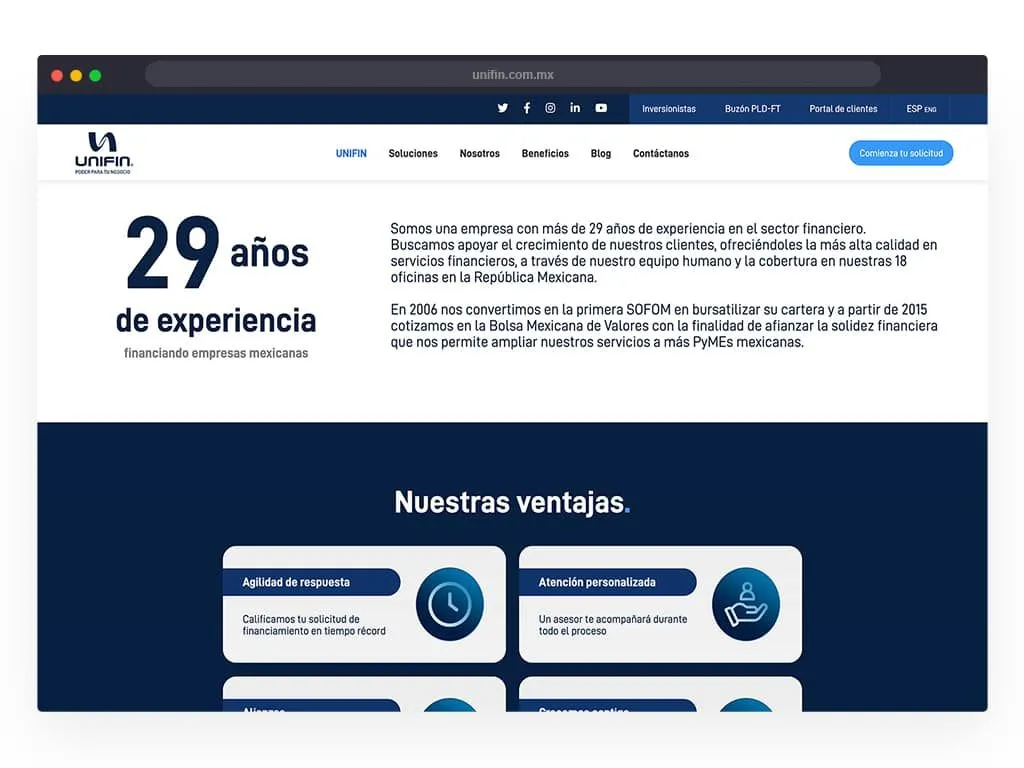 Sitio web