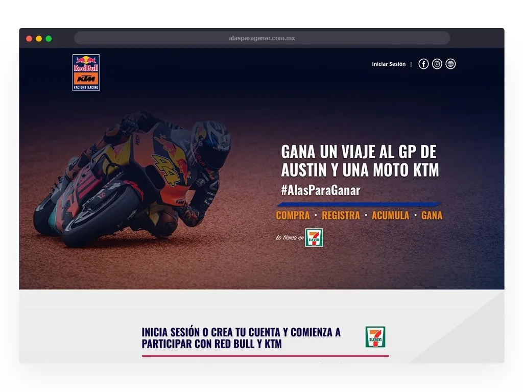 KTM Factory Racing | Activación Online