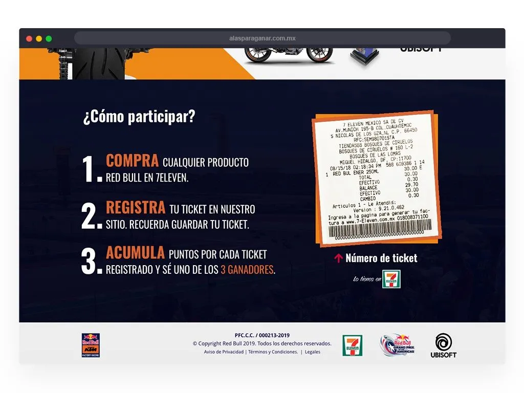 KTM Factory Racing | Activación Online